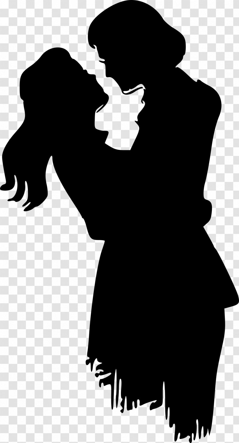 Silhouette Love Clip Art - Male - Lovers Transparent PNG