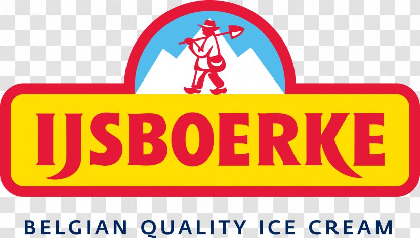IJsboerke Ice Cream Tielen Organization Logo - Signage Transparent PNG