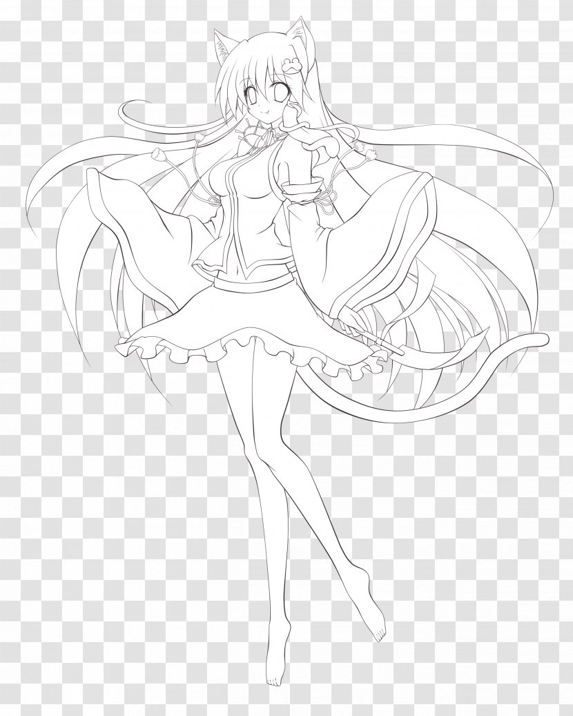 Sketch Visual Arts Illustration Drawing Line Art - Tree - Fairy Transparent PNG