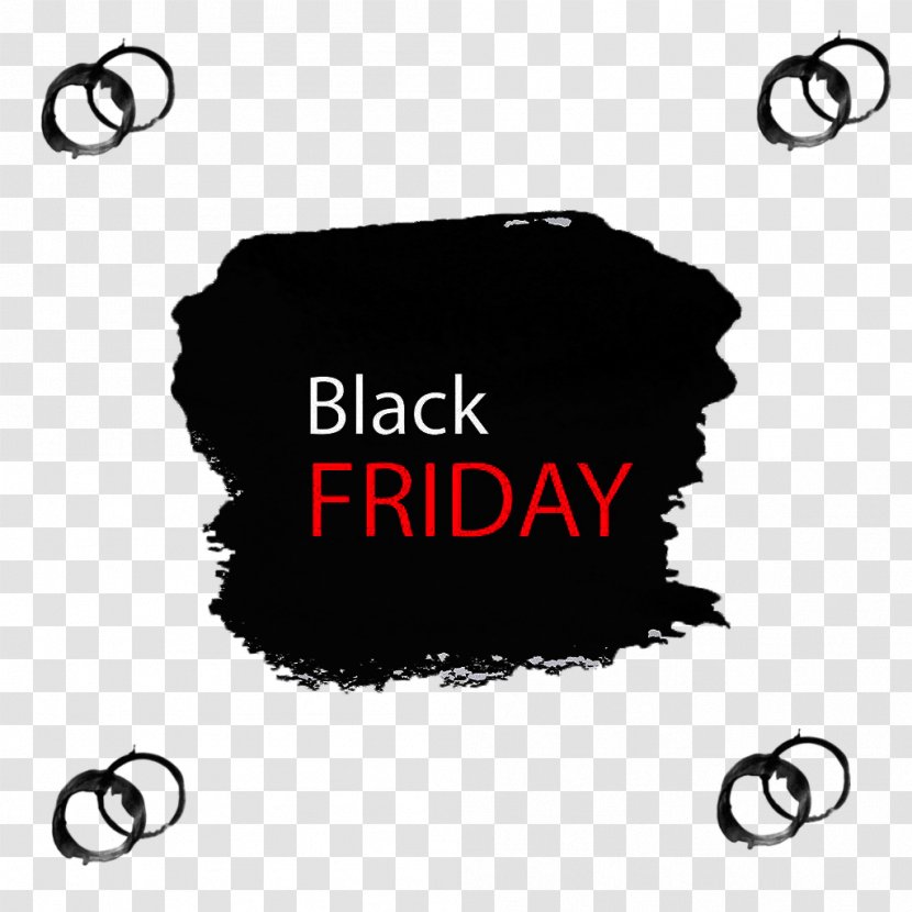 Black Friday Ink - Promotion Tag Transparent PNG