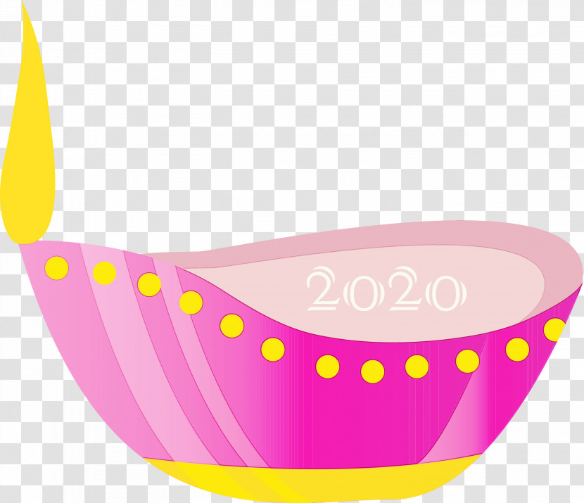 Pink M Tableware Transparent PNG