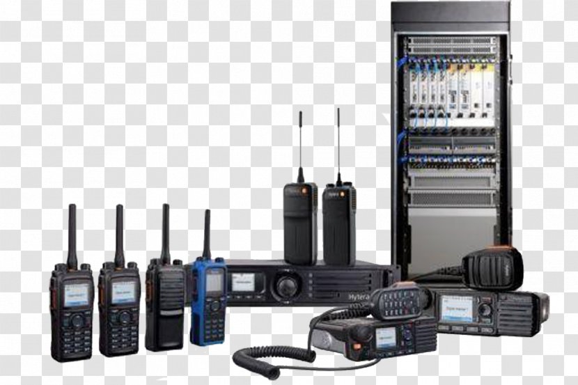 Two-way Radio Communication Digital Mobile Hytera - Communications System Transparent PNG