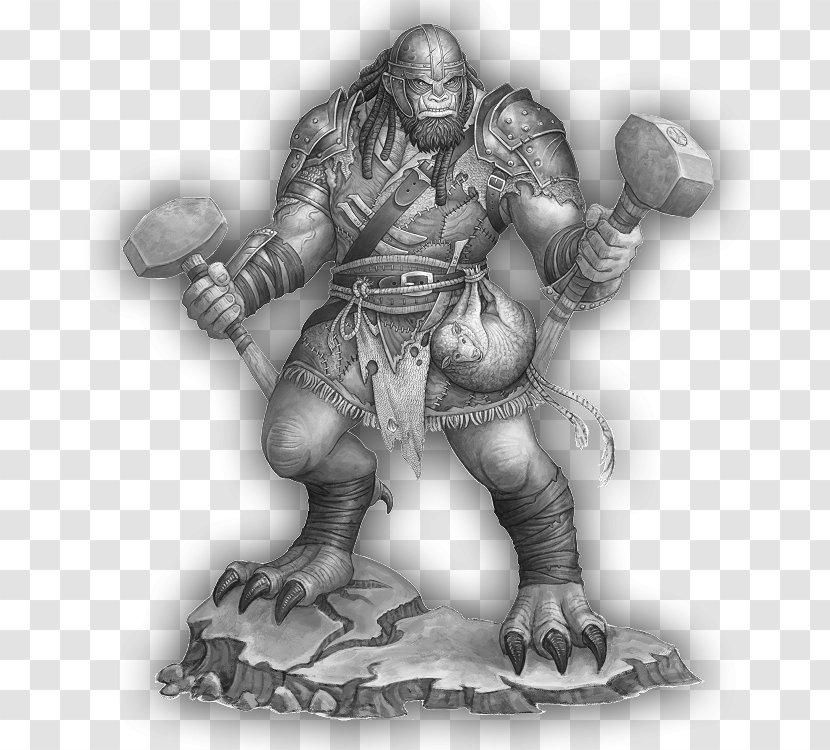 Drawing Legendary Creature Figurine Dungeons & Dragons Miniature Figure - Art - Navigation Bars And Page Menu Templates Transparent PNG