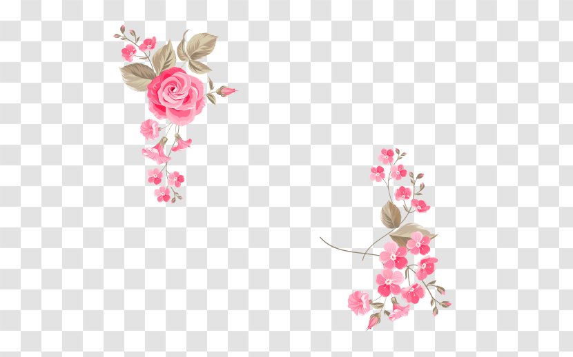 Wedding Invitation Flower Greeting Card Illustration - Rose Order - Decoration Transparent PNG