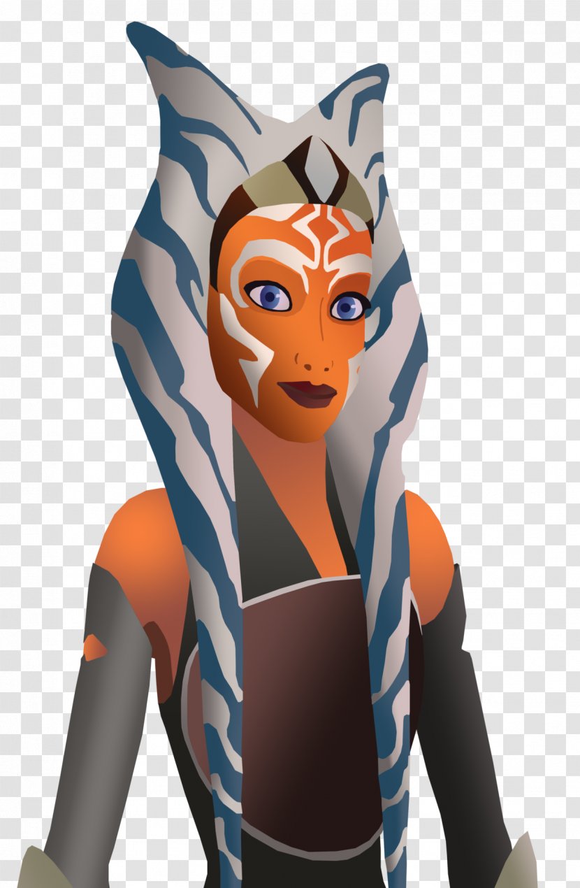 Ahsoka Tano Character Touching Darkness Fiction - Neck Transparent PNG