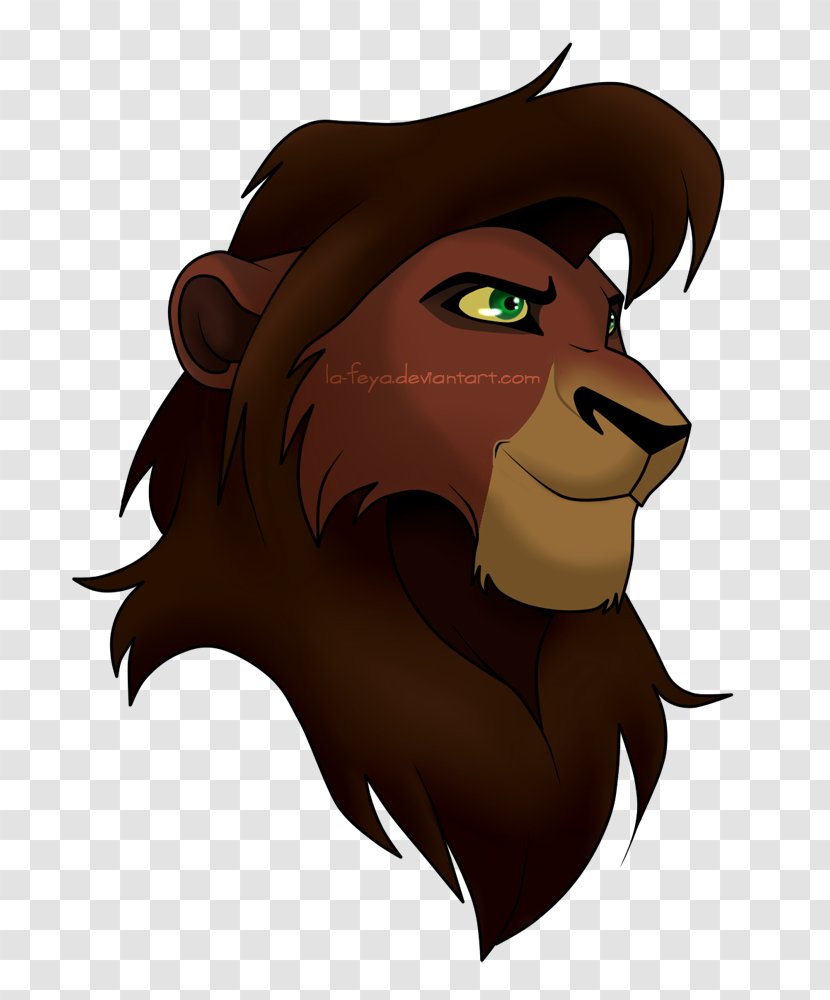 Lion Simba Zira Kovu - Vertebrate Transparent PNG
