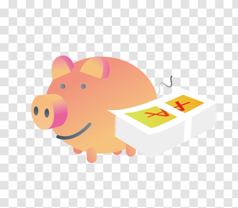 Kids Educational Game Free Domestic Pig Piggy Bank Finance Cash - Money - And Transparent PNG