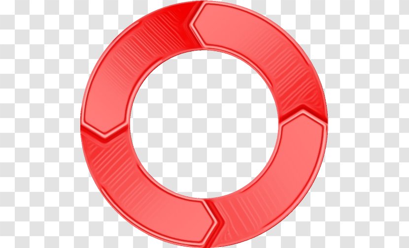 Red Lifebuoy Lifejacket Plate Circle - Wet Ink - Personal Protective Equipment Transparent PNG