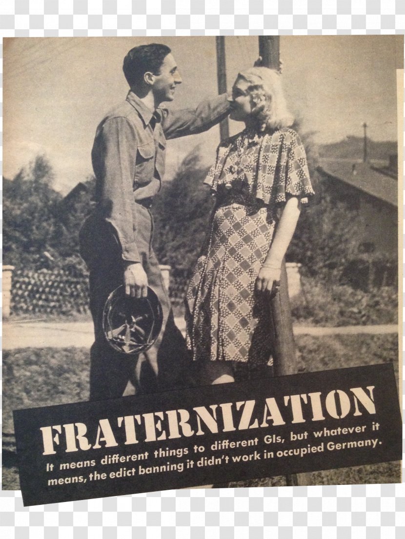Allied-occupied Germany Fraternization Second World War Occupation Of Japan - Poster - Soldier Transparent PNG