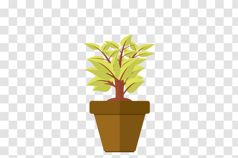 Flowerpot Leaf Houseplant Plant Stem Herb - Cannabis Indica Transparent PNG