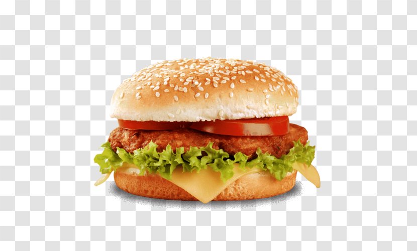 Cheeseburger Hamburger Veggie Burger Fast Food Vegetarian Cuisine - Ham And Cheese Sandwich - King Transparent PNG