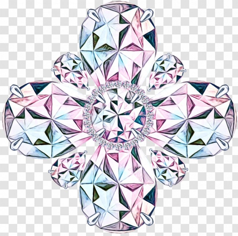 Diamond Pink Fashion Accessory Jewellery Gemstone - Crystal Transparent PNG