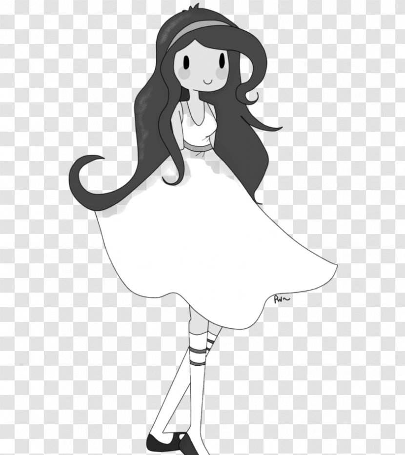 Clip Art Drawing Illustration Line Black And White - Watercolor - Princess Wind Frame Transparent PNG