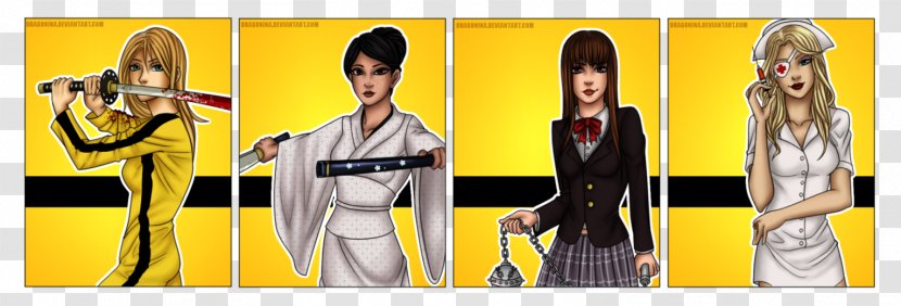 Bill The Bride Elle Driver Gogo Yubari YouTube - Silhouette - Traditional Pattern Transparent PNG