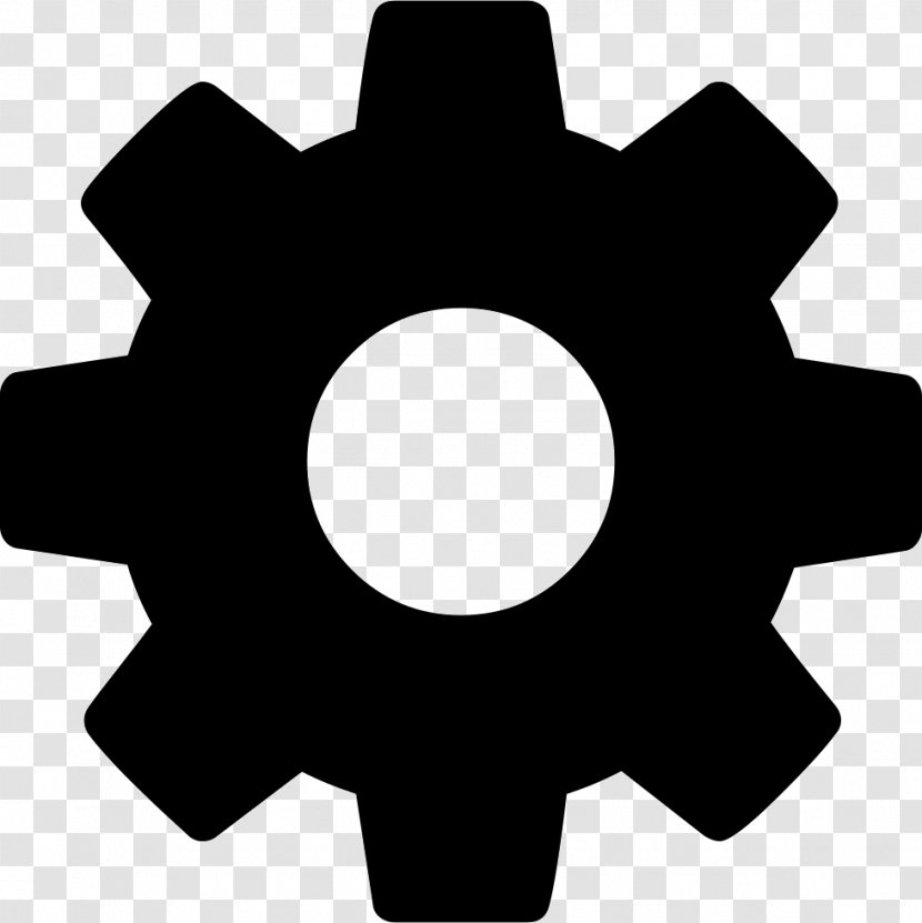 Gear Symbol - Font Awesome Transparent PNG