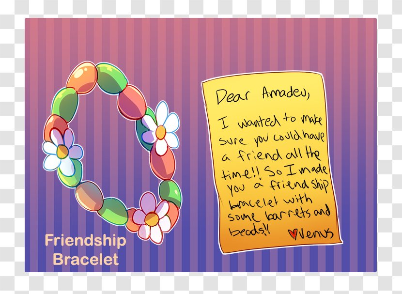Greeting & Note Cards Font - Card - FRIENDSHIP BRACELET Transparent PNG