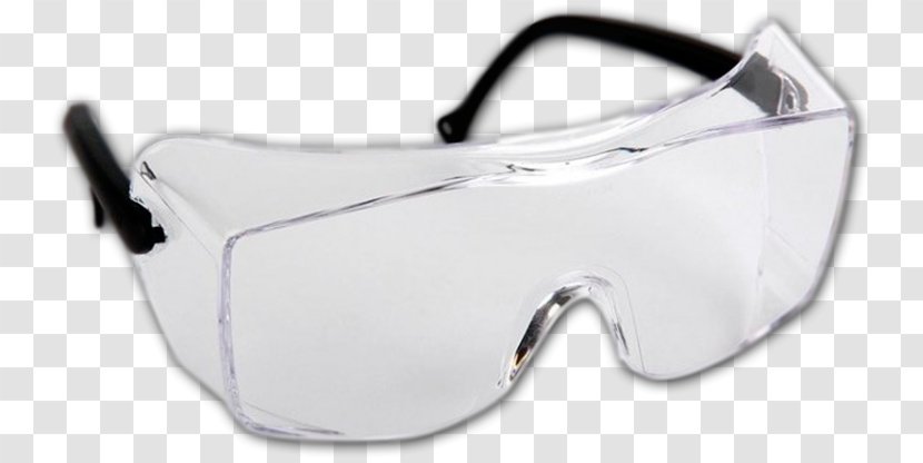 Goggles Glasses Personal Protective Equipment Polycarbonate Visor - Platinum Transparent PNG