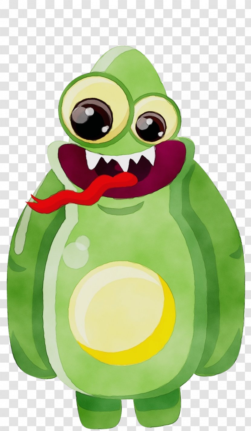 Green Cartoon Frog Clip Art Fictional Character Transparent PNG