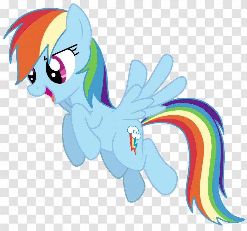 Rainbow Dash Pony Horse Art - Mythical Creature Transparent PNG