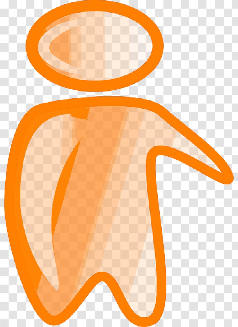 Clip Art Product Design Logo Line - Orange - Amusement Person Transparent PNG