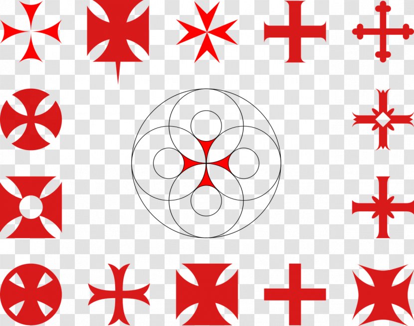 Maltese Cross Middle Ages - Symbol Transparent PNG