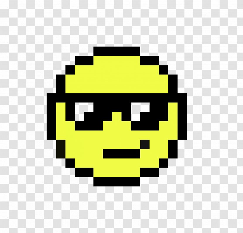 Pixel Art Emoji - Yellow Transparent PNG