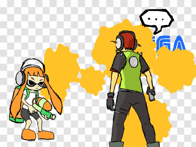 Jet Set Radio Future Splatoon 2 Super Mario Sunshine - Cartoon Transparent PNG