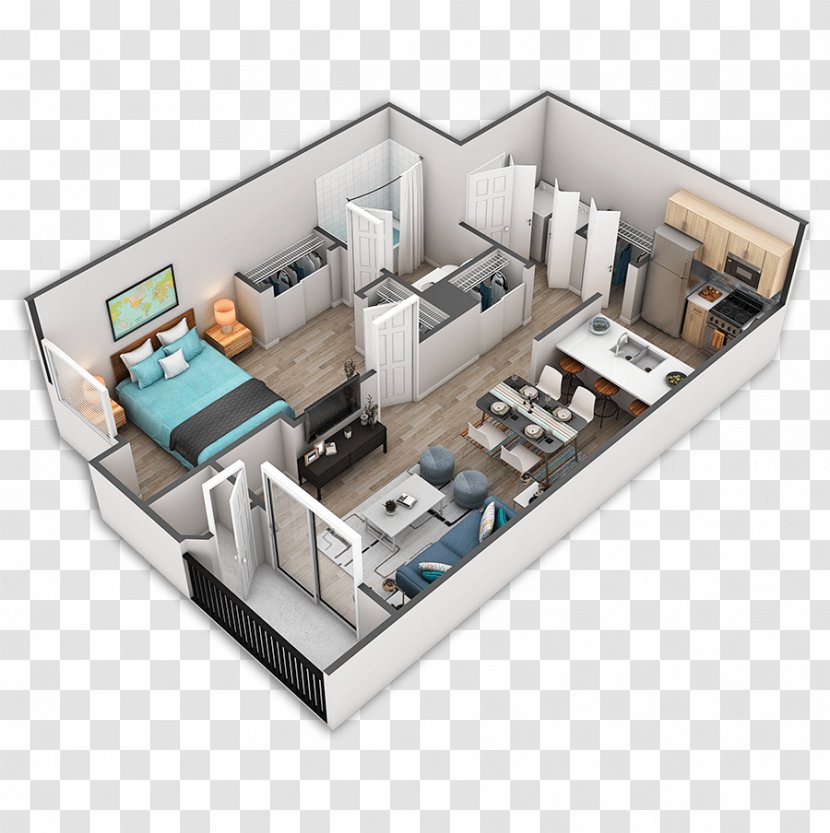 Floor Plan Apartment Square Foot Richardson Moses Lake Transparent PNG