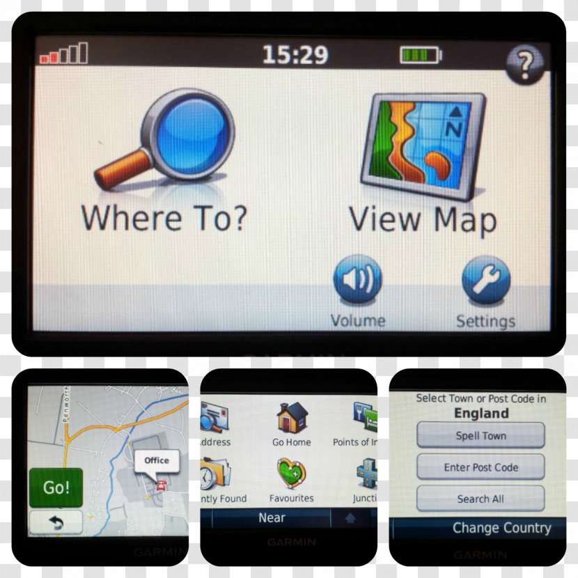 GPS Navigation Systems Garmin Nüvi 2455 Nuvi 1300 Handheld Devices - Gps Transparent PNG
