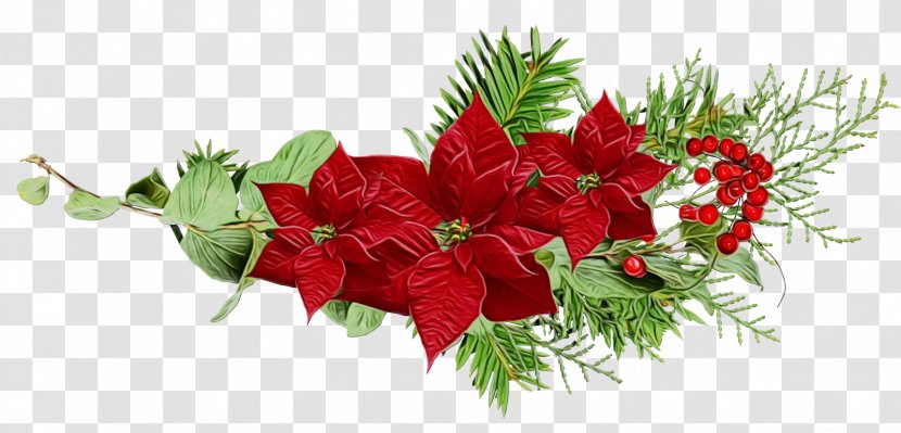 Christmas Decoration - Floristry - Artificial Flower Transparent PNG