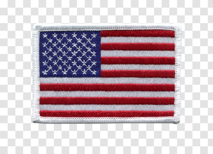 Flag Of The United States Patch Canada Embroidered - Sewing - BORDER FLAG Transparent PNG
