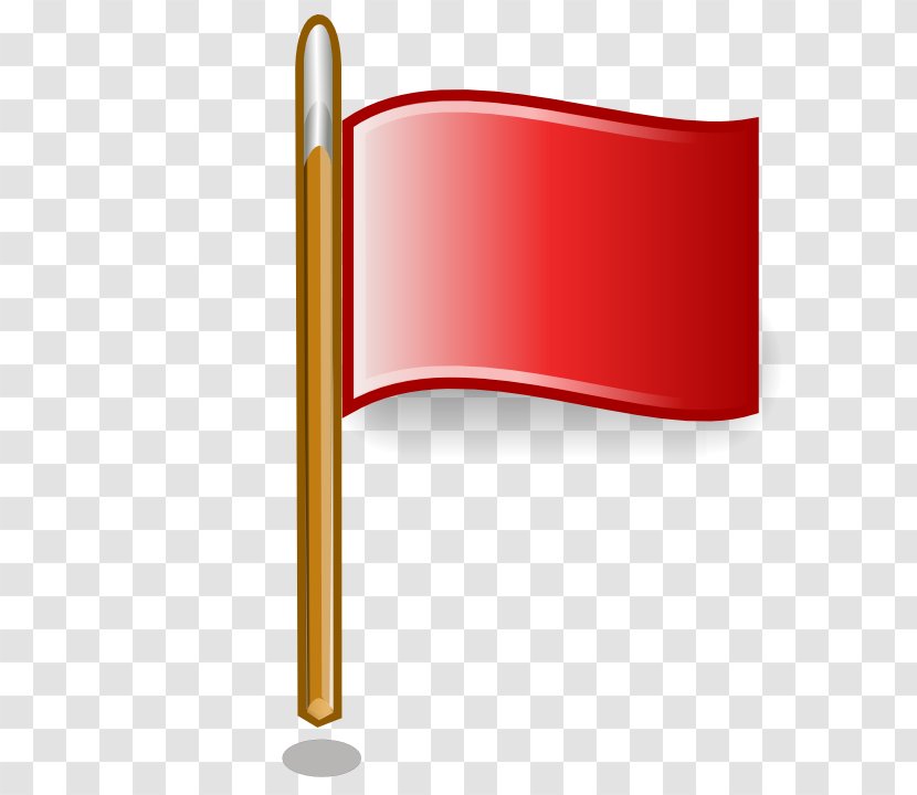 Red Flag Clip Art - Rectangle - Red-Flag Cliparts Transparent PNG