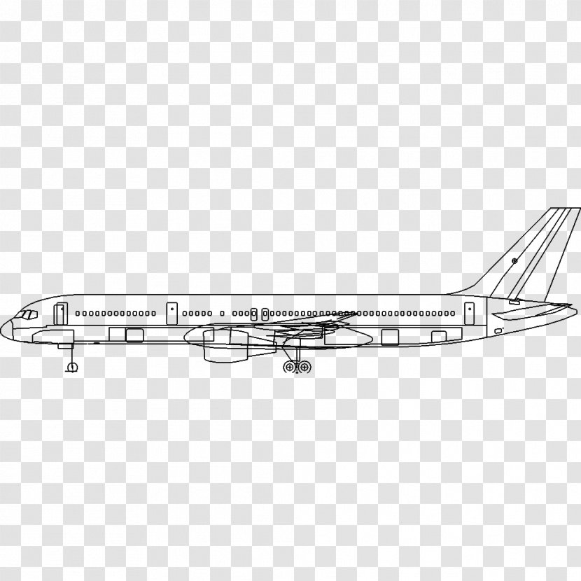 Boeing 767 Narrow-body Aircraft Aerospace Engineering - Airliner Transparent PNG