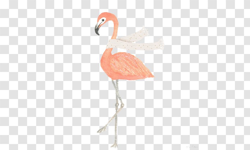 Water Bird Paper Greater Flamingo Watercolor Painting - Poster Transparent PNG