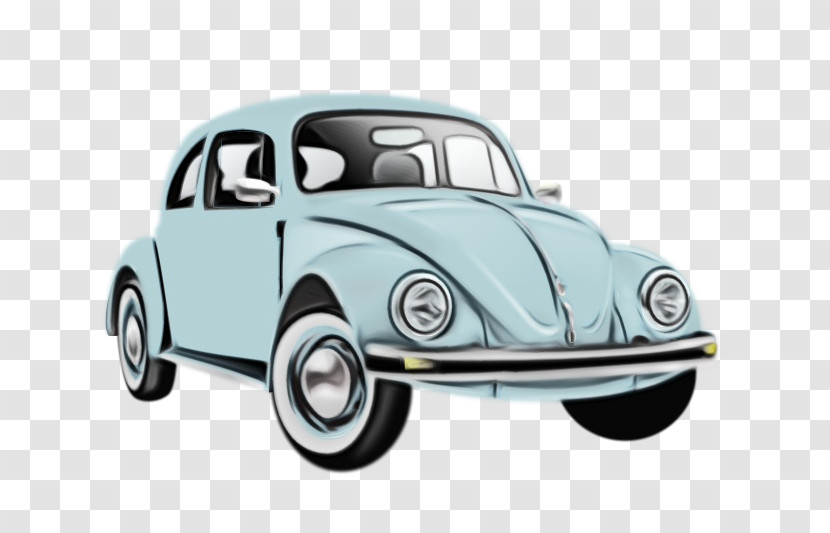 Land Vehicle Vehicle Car Vintage Car Volkswagen Beetle Transparent PNG