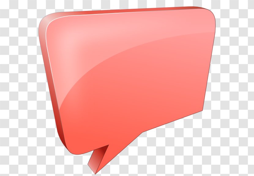 Speech Balloon Text Bubble Clip Art - Pink - 3d Font Transparent PNG