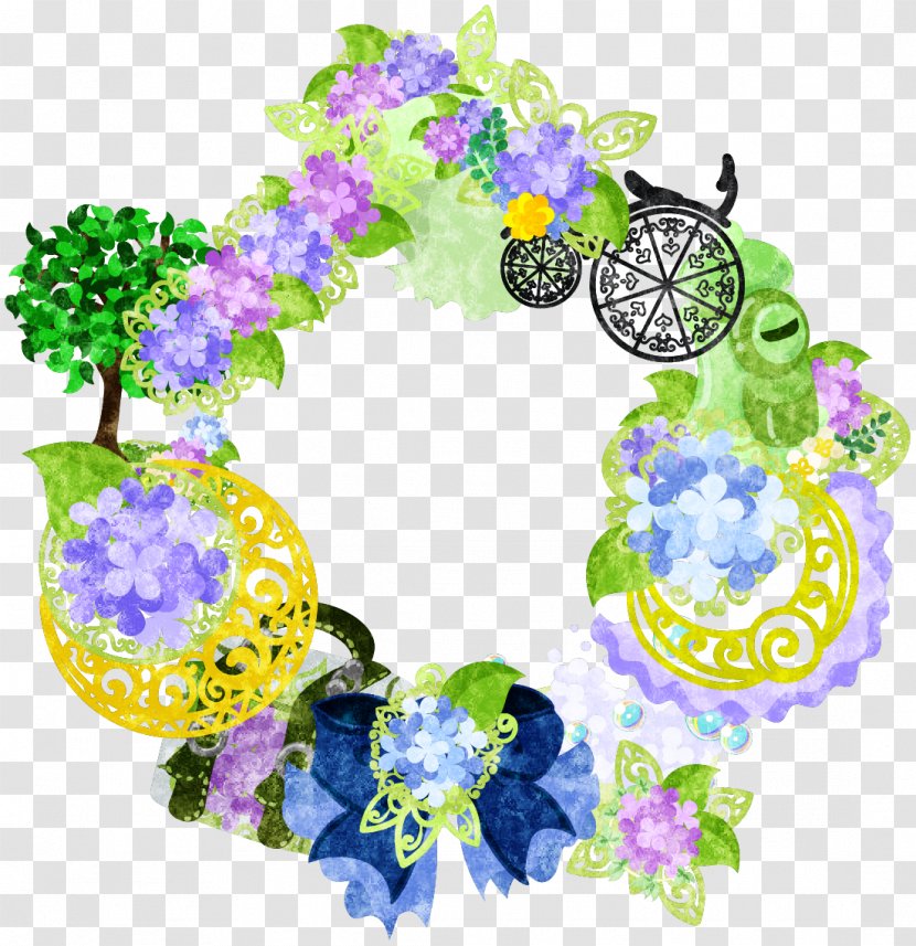 Floral Design Illustration Vector Graphics Drawing Illustrator - Royaltyfree - Hydrangeas Transparent PNG