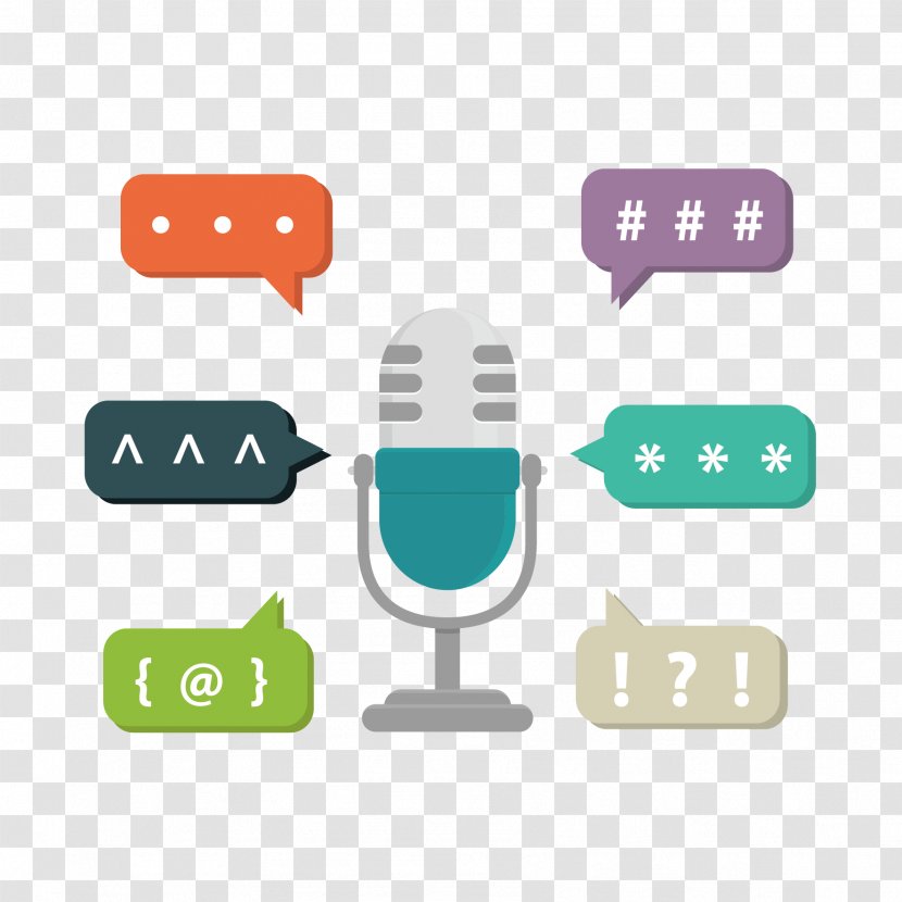 Microphone Dialog Box Computer File - Vector And Transparent PNG