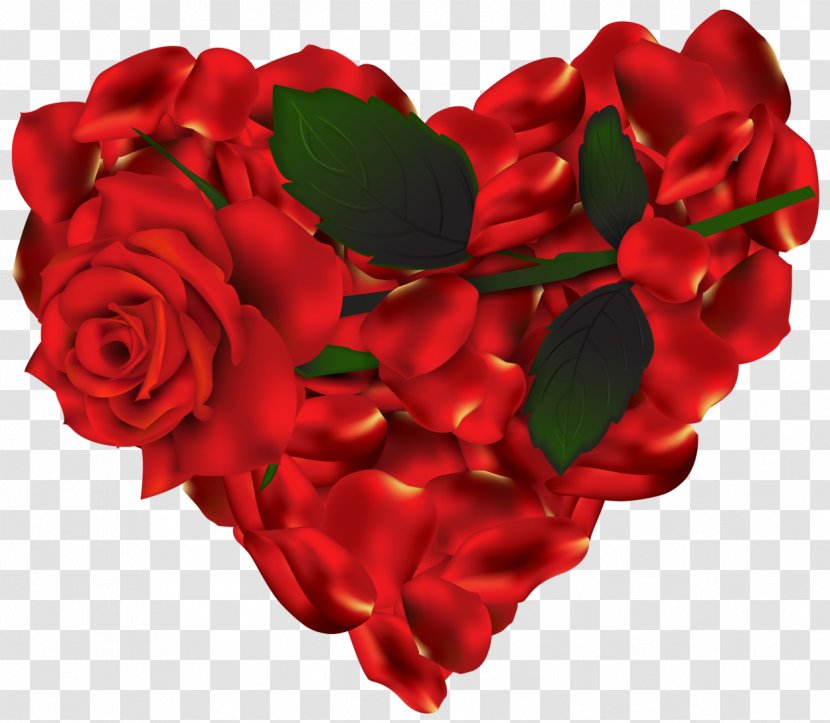 Rose Heart Flower Clip Art - Cauliflower Transparent PNG