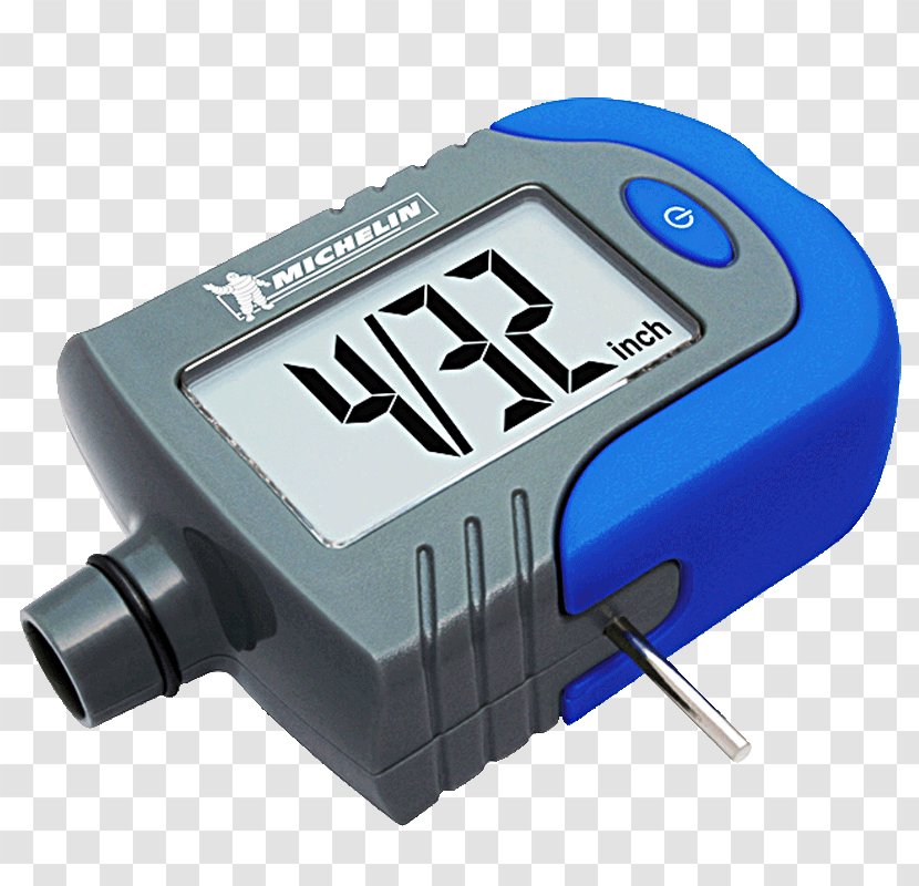 Car Tire-pressure Gauge Tread Michelin - Pedometer Transparent PNG