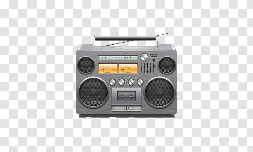 Radio Broadcasting Boombox - Realism Of Transparent PNG