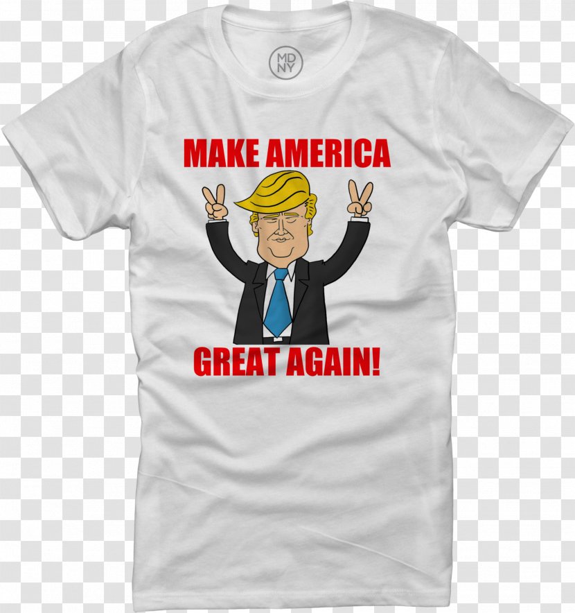 T-shirt Hank The Cat Springfield Sleeve - Sneakers - Make America Great Again Transparent PNG