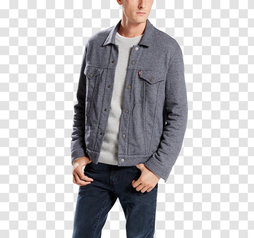 Jeans Denim Jacket Sleeve Pocket M - Material Transparent PNG
