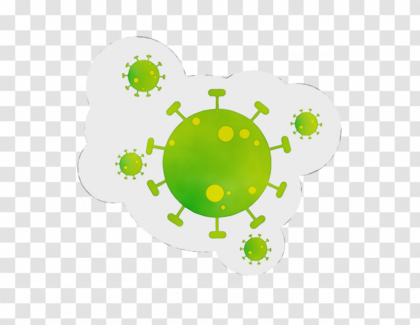 Green Yellow Leaf Circle Logo Transparent PNG