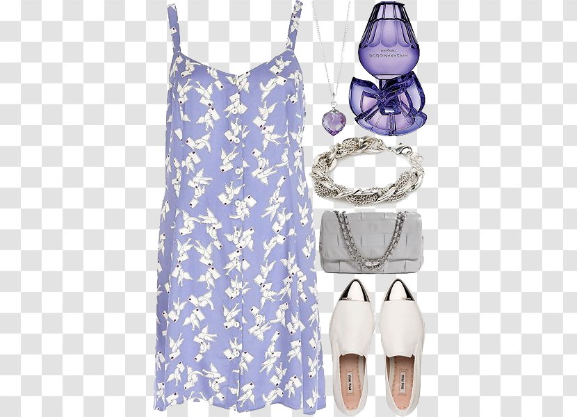 Designer Google Images Dress - Purple - Small Floral Print Sleeveless With A Simple Transparent PNG