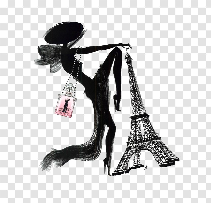 Chanel La Petite Robe Noire Little Black Dress Perfume Fashion - Footwear Transparent PNG