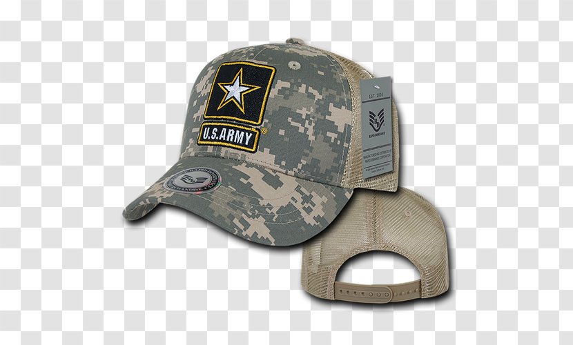 Baseball Cap Army Combat Uniform United States Patrol - Rangers Transparent PNG