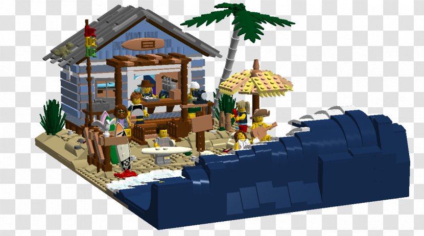 Lego Ideas Surfing Minifigure The Group - Playset Transparent PNG