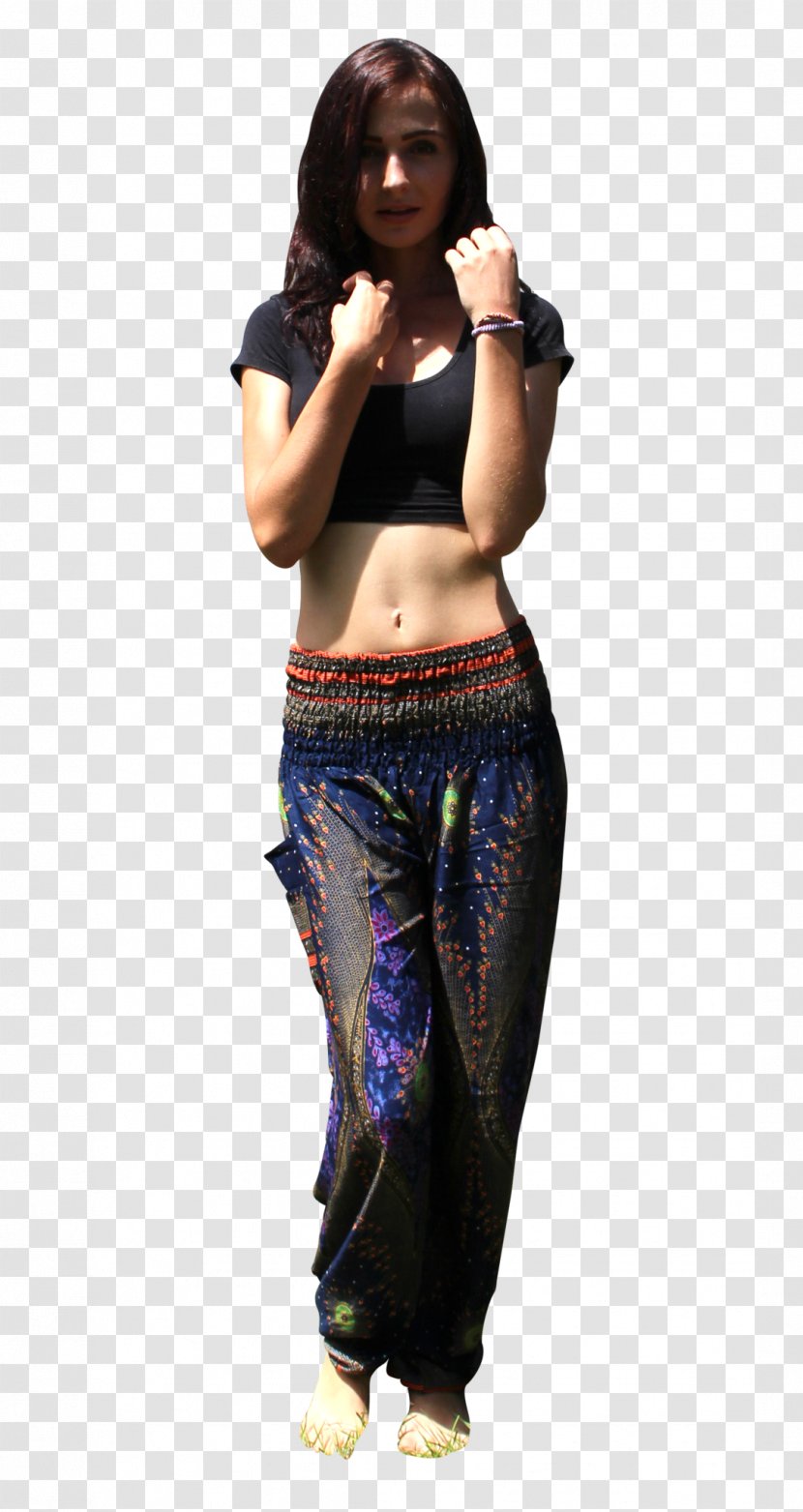 Leggings Harem Pants Yoga Palazzo - Woman Transparent PNG