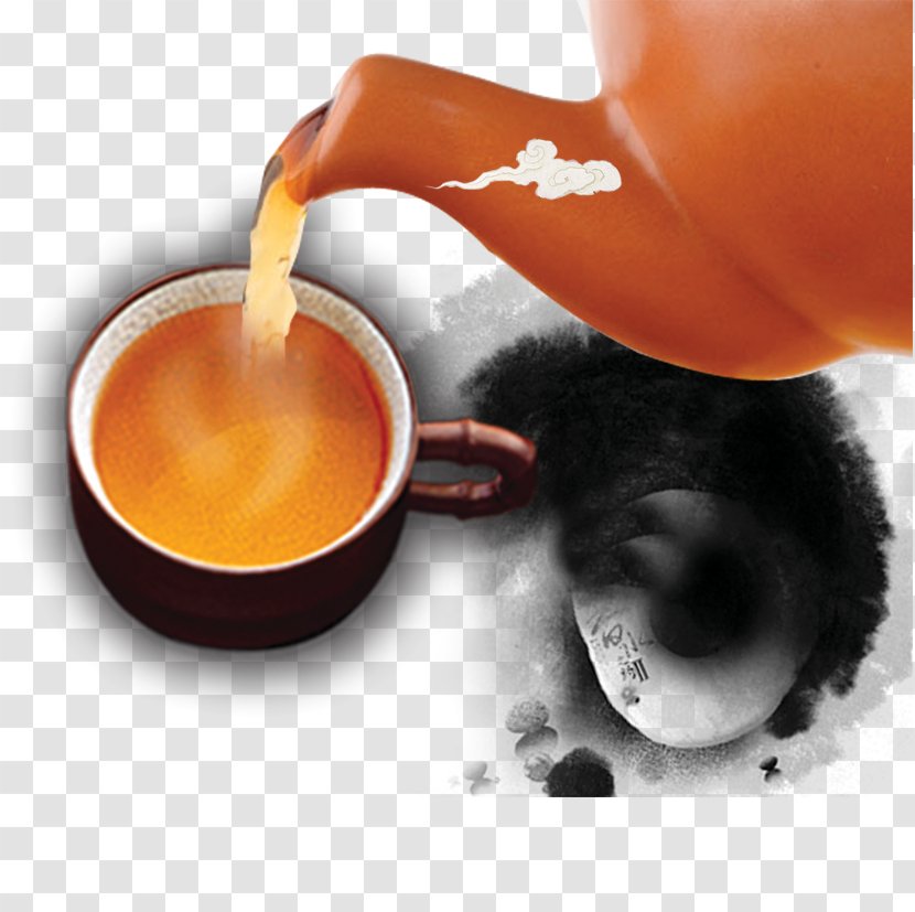 Earl Grey Tea Da Hong Pao Mate Cocido Oolong - Cup - Download Transparent PNG